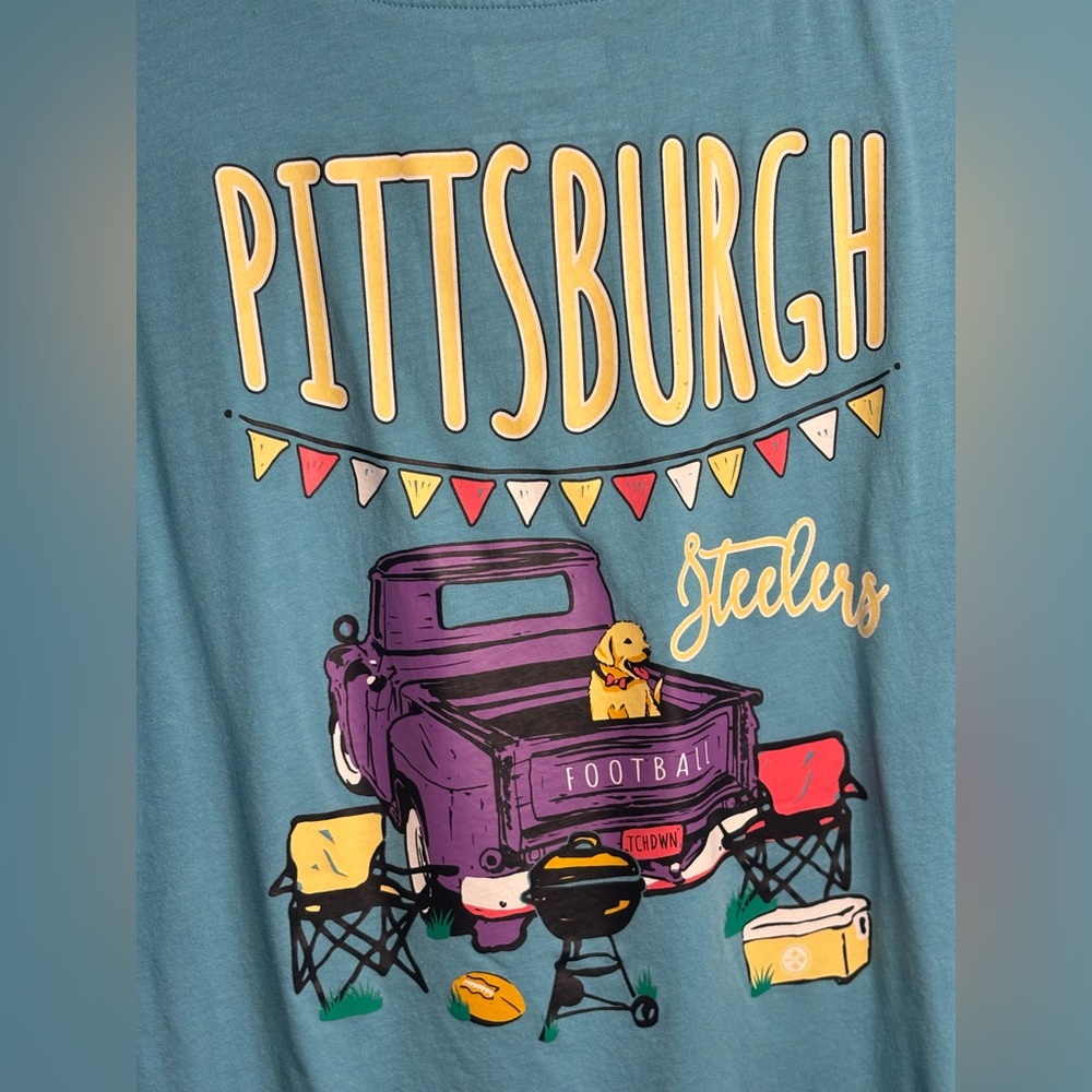 NFL Team Apparel Women's Tee - Teal with White Label